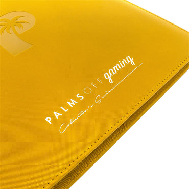 Collector's Series 12 Pocket Zip Trading Card Binder - YELLOW- Palms Off Gaming
