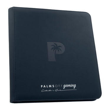 Collector's Series 12 Pocket Zip Trading Card Binder - NAVY - Palms Off Gaming