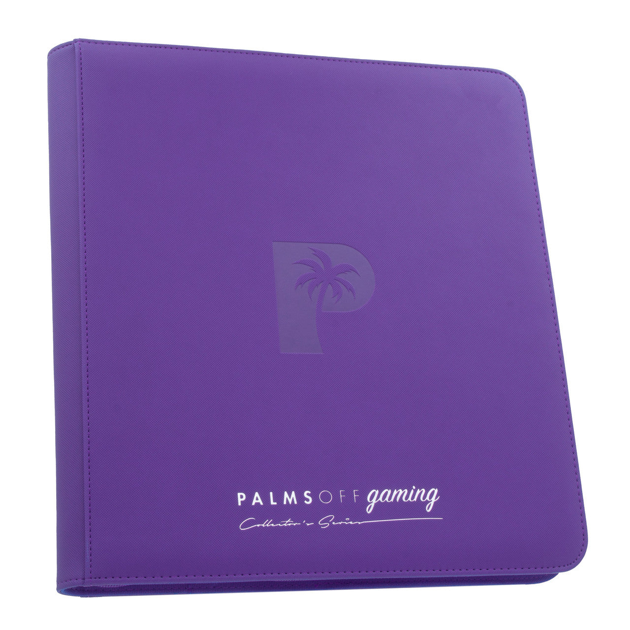 Collector's Series 12 Pocket Zip Trading Card Binder - PURPLE - Palms Off Gaming