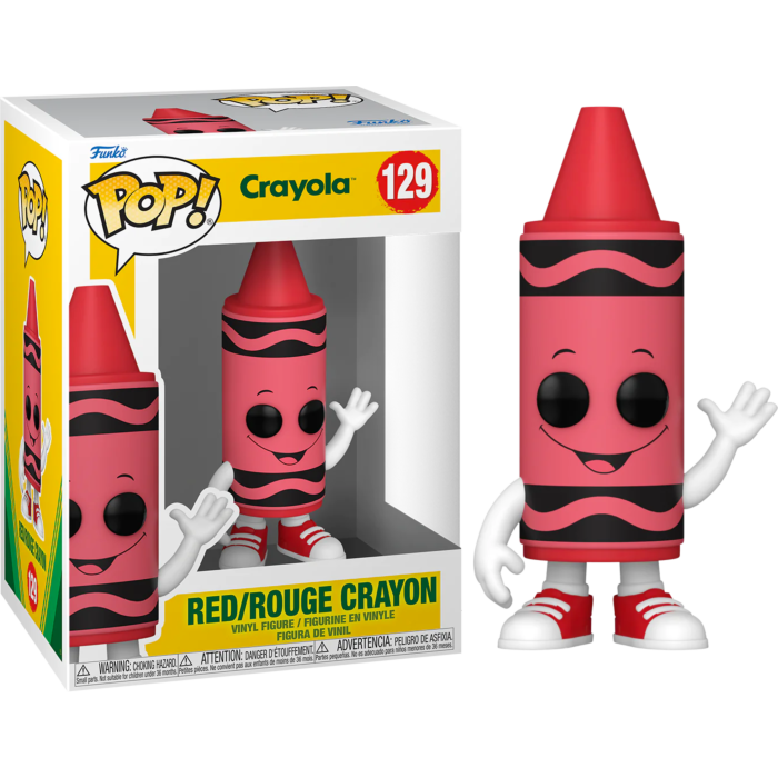 Crayola - Red/Rouge Crayon Pop! Vinyl Figure
