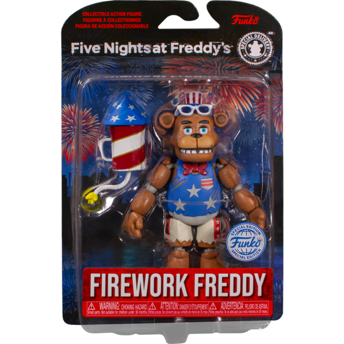 Five Nights at Freddy's Action Figure “Nightmare Foxy” 5” tall