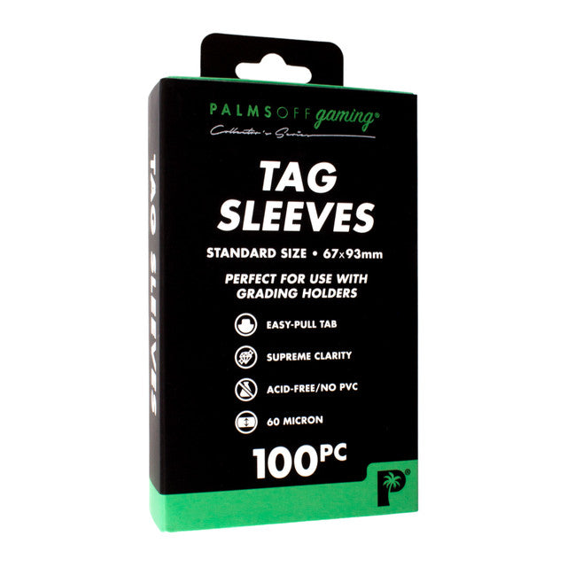 Tag Sleeves - 100pc - Palms Off Gaming