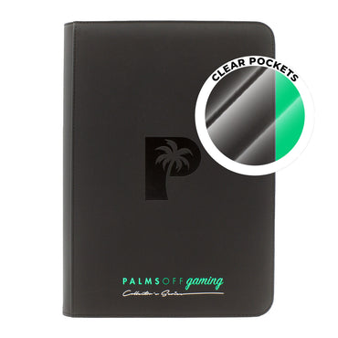 Collector's Series Top Loader Zip Binder - CLEAR - Palms Off Gaming