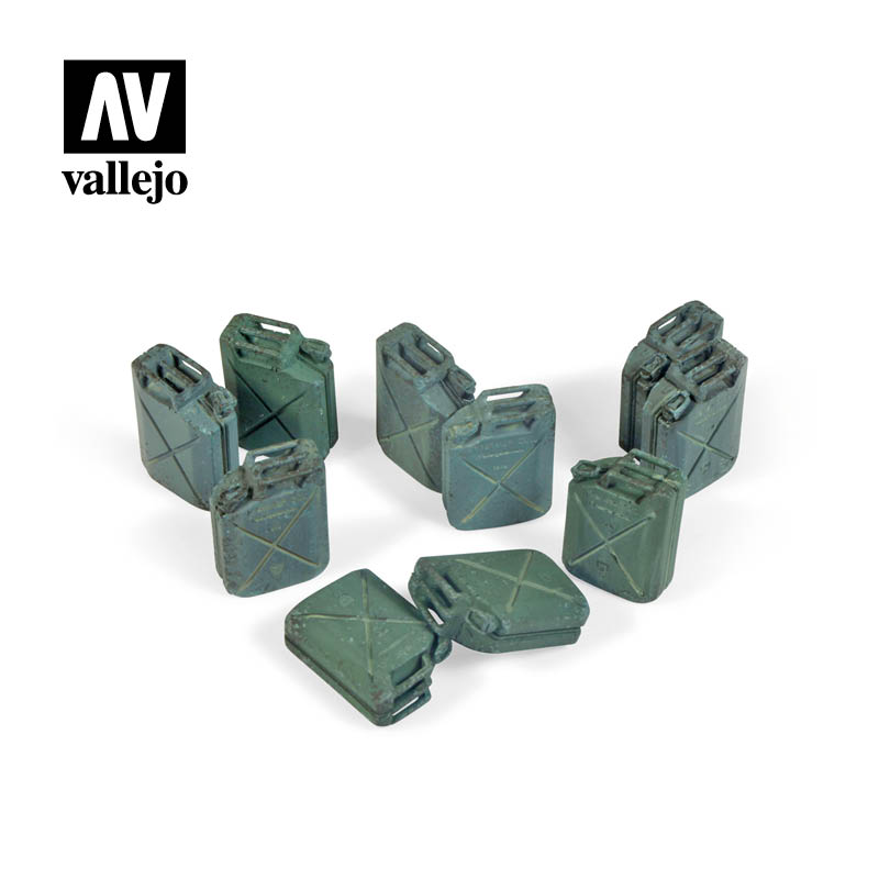 Vallejo Scenics - Allied Jerrycan set