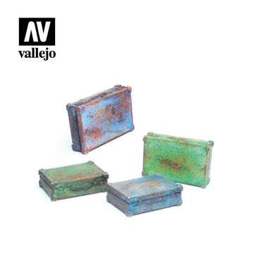 Vallejo Scenics - Metal Suitcases