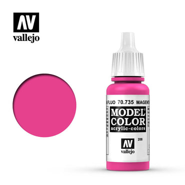 Vallejo Model Colour - Fluorescent Magenta 17 ml