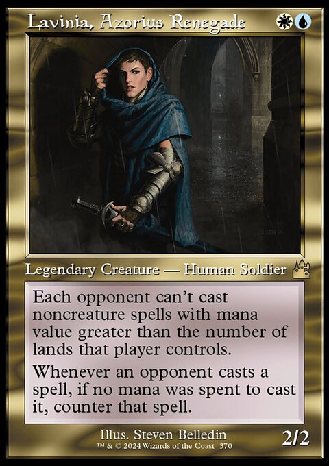 Lavinia, Azorius Renegade (Retro) (Serialized) [Ravnica Remastered]
