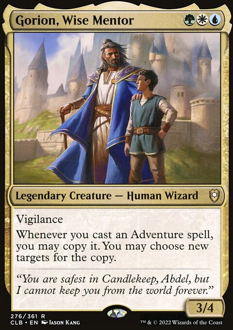 Gorion, Wise Mentor [Commander Legends: Battle for Baldur's Gate]