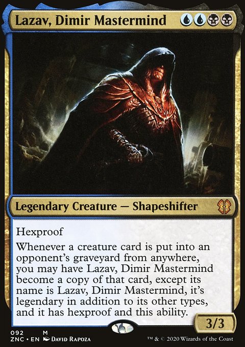 Lazav, Dimir Mastermind [Zendikar Rising Commander]