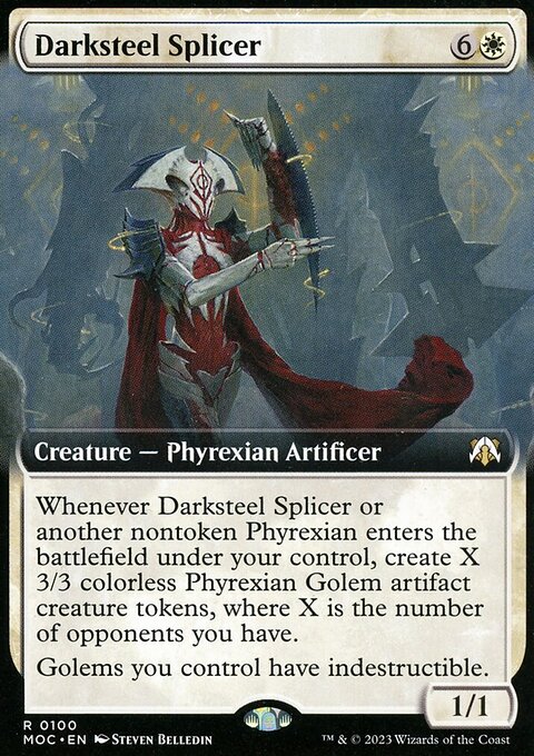 Darksteel Splicer (Extended Art) [March of the Machine Commander]
