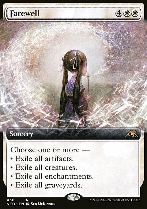 Farewell (Extended Art) [Kamigawa: Neon Dynasty]
