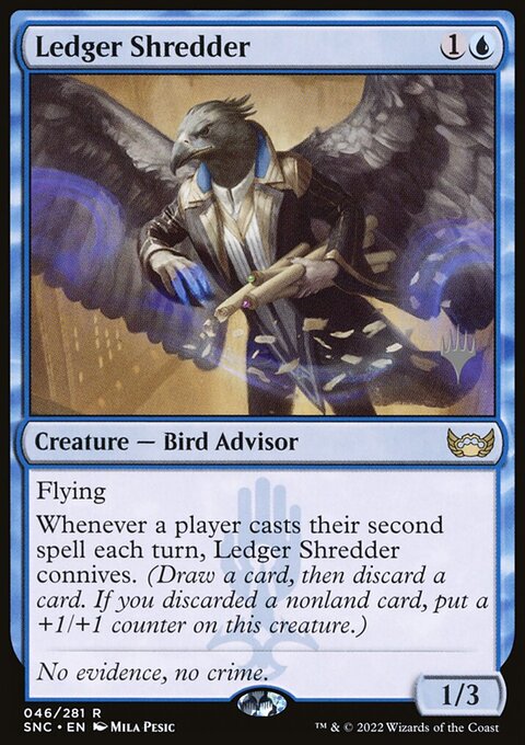 Ledger Shredder (Promo Pack) [Streets of New Capenna Promos]