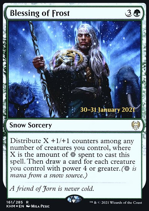 Blessing of Frost [Kaldheim Prerelease Promos]