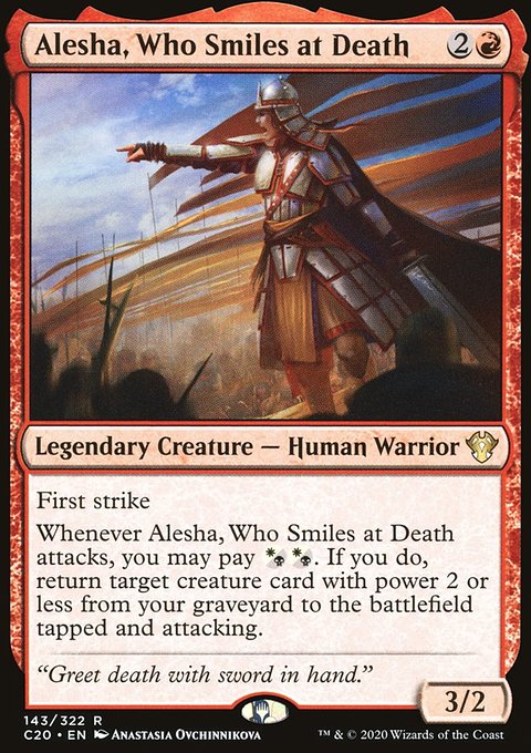 Alesha, Who Smiles at Death [Commander 2020]