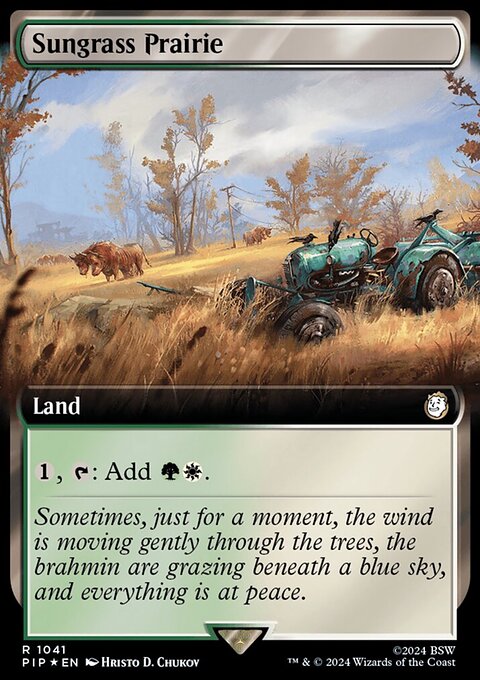 Sungrass Prairie (Extended Art) (Surge Foil) [Fallout]