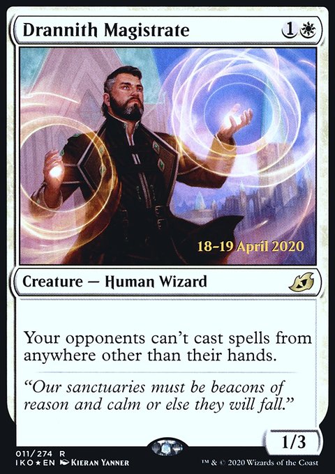Drannith Magistrate [Ikoria: Lair of Behemoths Prerelease Promos]