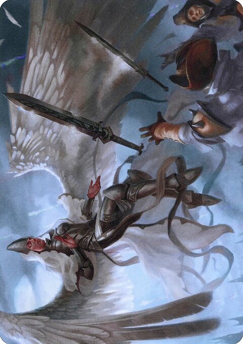 Angelic Quartermaster Art Card [Innistrad: Crimson Vow Art Series]