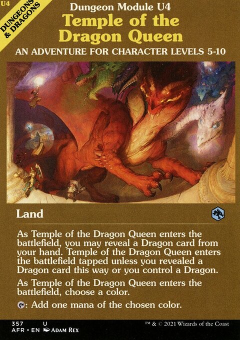 Temple of the Dragon Queen (Dungeon Module) [Dungeons & Dragons: Adventures in the Forgotten Realms]