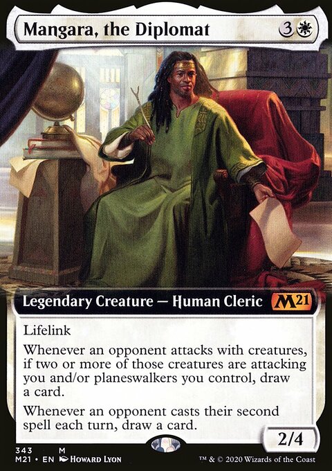 Mangara, the Diplomat (Extended Art) [Core Set 2021]