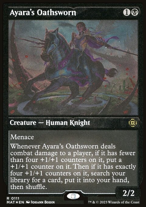 Ayara's Oathsworn (Foil Etched) [March of the Machine: The Aftermath]