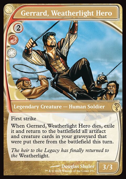 Gerrard, Weatherlight Hero (Future Sight) [Mystery Booster 2]