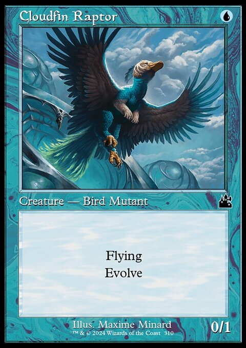 Cloudfin Raptor (Retro Frame) [Ravnica Remastered]