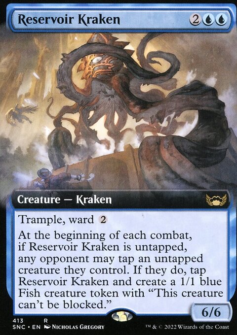 Reservoir Kraken (Extended Art) [Streets of New Capenna]