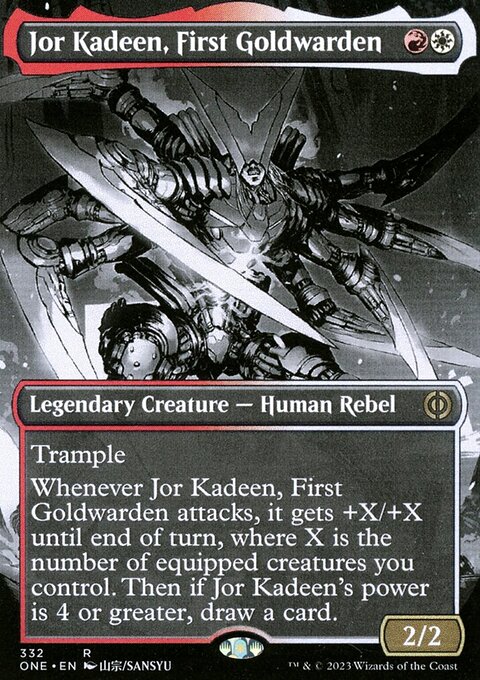 Jor Kadeen, First Goldwarden (Borderless Manga) [Phyrexia: All Will Be One]