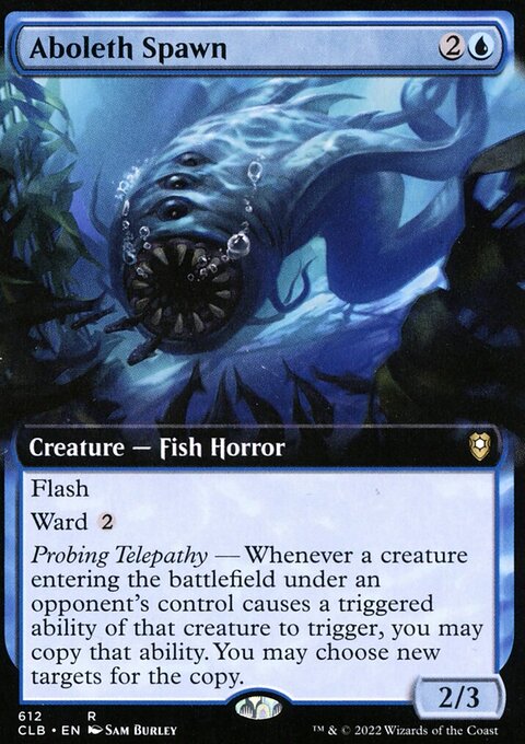 Aboleth Spawn (Extended Art) [Commander Legends: Battle for Baldur's Gate]