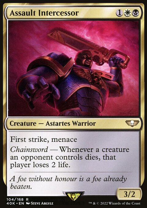 Assault Intercessor (Surge Foil) [Warhammer 40,000]