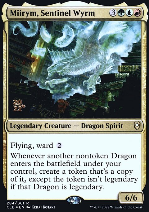 Miirym, Sentinel Wyrm [Commander Legends: Battle for Baldur's Gate Prerelease Promos]