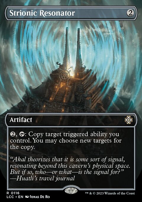 Strionic Resonator (Borderless) [The Lost Caverns of Ixalan Commander]
