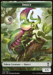 Ogre // Insect Double-Sided Token [Streets of New Capenna Commander Tokens]