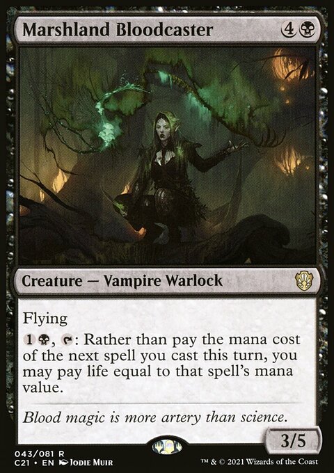 Marshland Bloodcaster [Commander 2021]