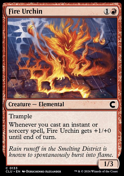 Fire Urchin [Ravnica: Clue Edition]