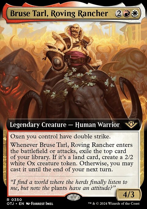 Bruse Tarl, Roving Rancher (Extended Art) [Outlaws of Thunder Junction]