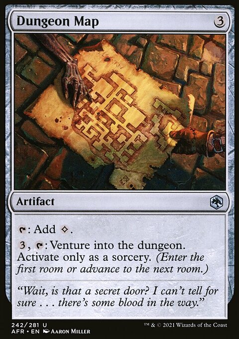 Dungeon Map [Dungeons & Dragons: Adventures in the Forgotten Realms]