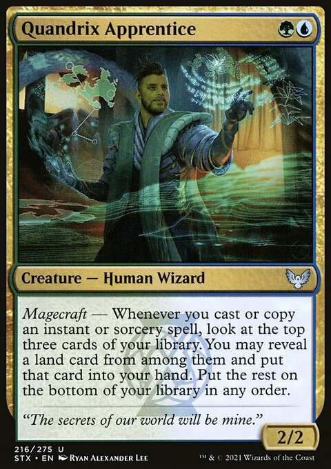 Quandrix Apprentice [Strixhaven: School of Mages]