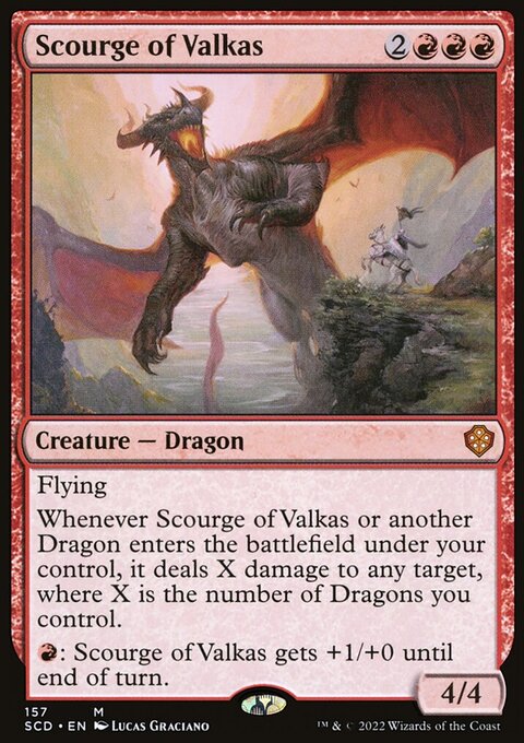 Scourge of Valkas [Starter Commander Decks]