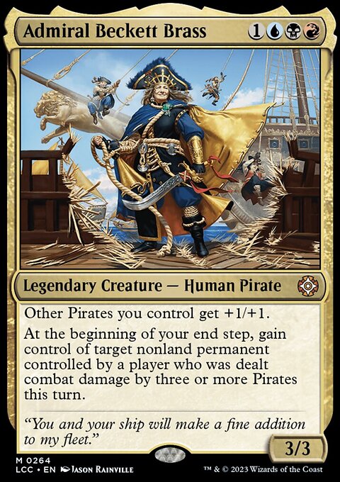 Admiral Beckett Brass [The Lost Caverns of Ixalan Commander]