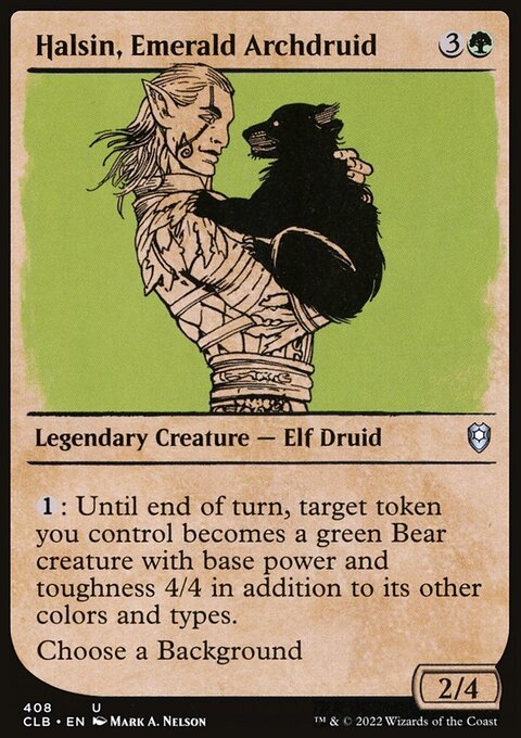 Halsin, Emerald Archdruid (Showcase) [Commander Legends: Battle for Baldur's Gate]