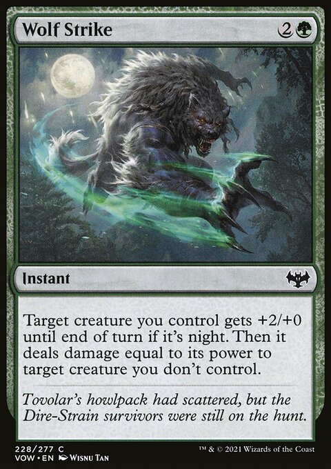 Wolf Strike [Innistrad: Crimson Vow]