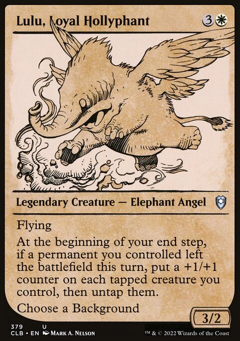 Lulu, Loyal Hollyphant (Showcase) [Commander Legends: Battle for Baldur's Gate]