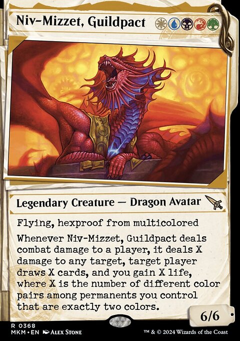 Niv-Mizzet, Guildpact (Showcase) (368) [Murders at Karlov Manor]