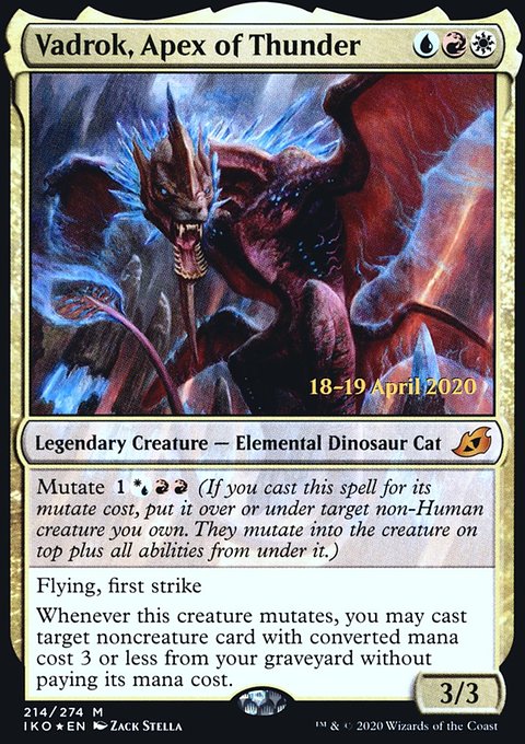 Vadrok, Apex of Thunder [Ikoria: Lair of Behemoths Prerelease Promos]