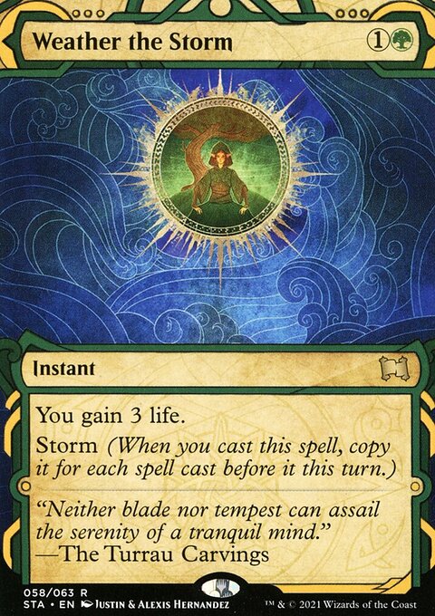 Weather the Storm (Foil Etched) [Strixhaven: School of Mages Mystical Archive]