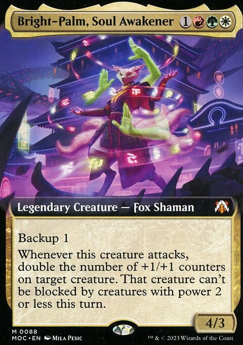 Bright-Palm, Soul Awakener (Extended Art) [March of the Machine Commander]