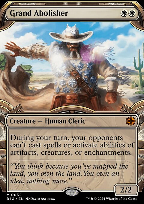 Grand Abolisher (Showcase) [Outlaws of Thunder Junction: The Big Score]