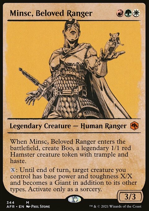 Minsc, Beloved Ranger (Showcase) [Dungeons & Dragons: Adventures in the Forgotten Realms]