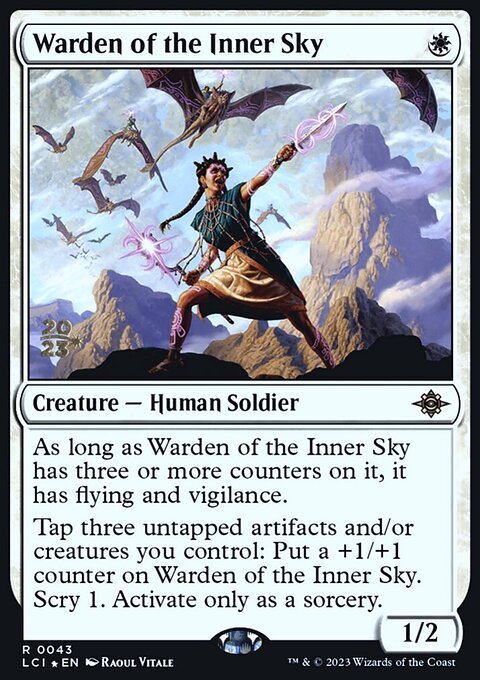 Warden of the Inner Sky [The Lost Caverns of Ixalan Prerelease Cards]